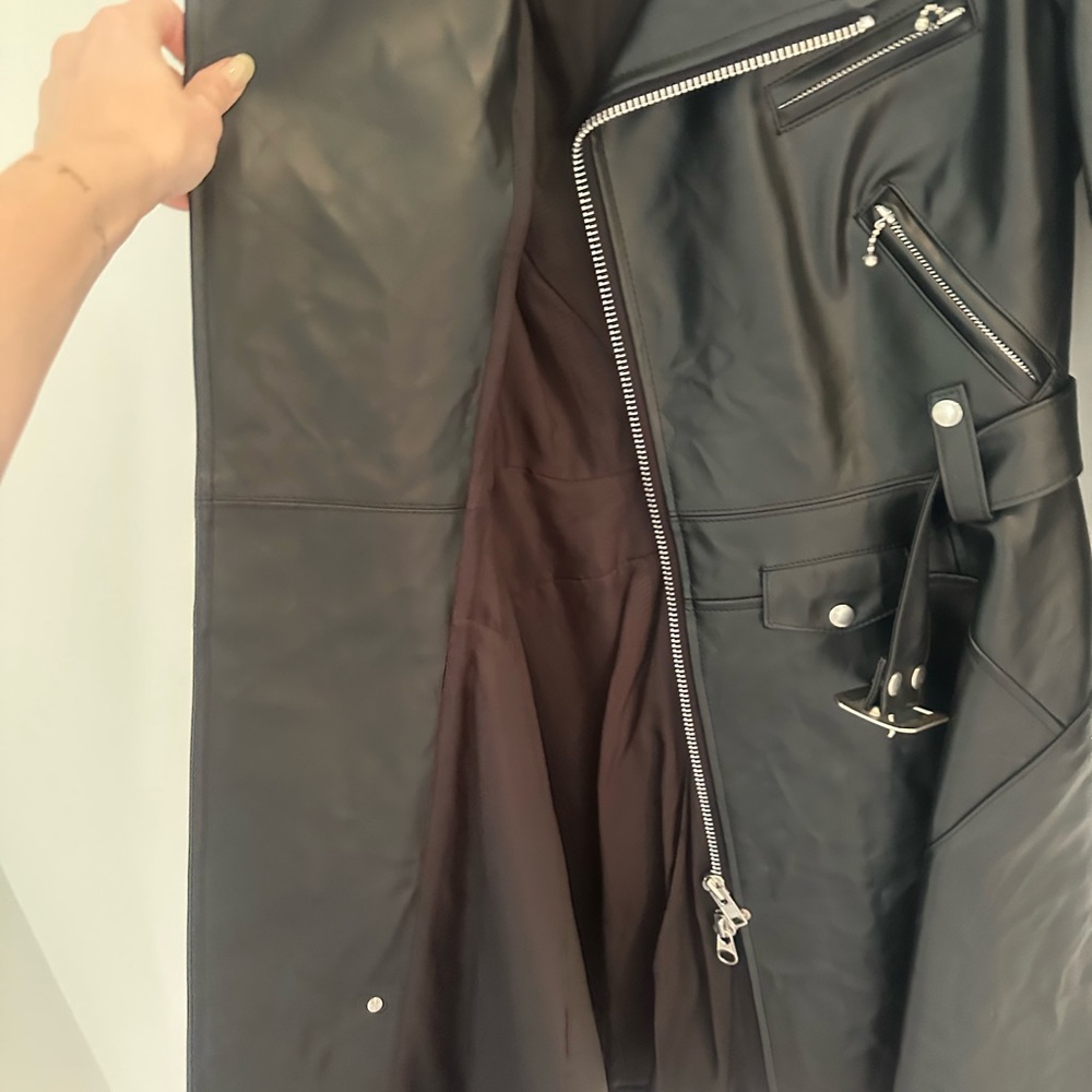 Junya Wantanabe comme De GARÇONS faux Leather Coat - Picture 6 of 7